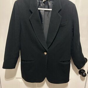 The Limited Single Button Pea Coat Women's Size Medium Wool/cashmere